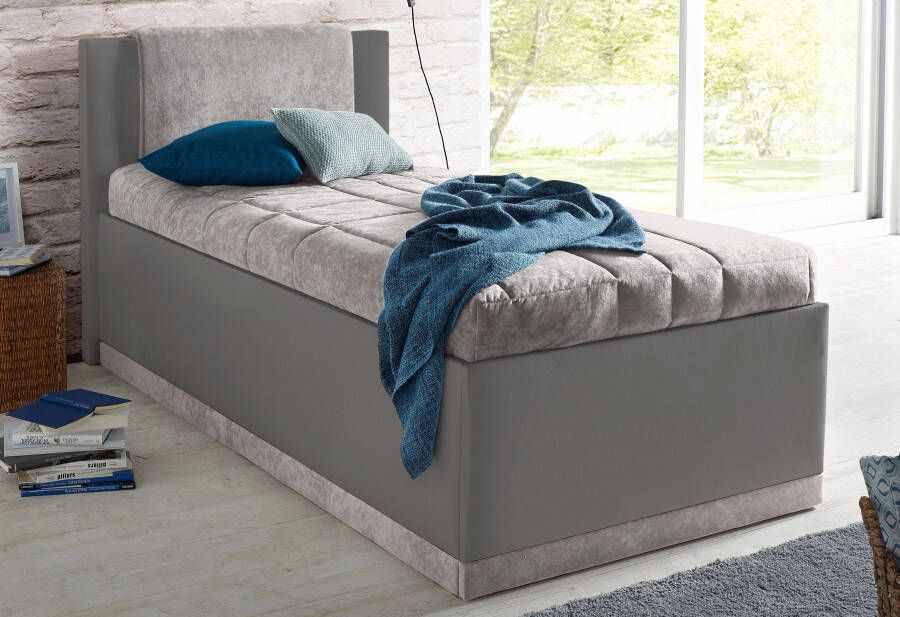 Westfalia Polsterbetten Gestoffeerd bed met bedkist en sprei - Foto 7