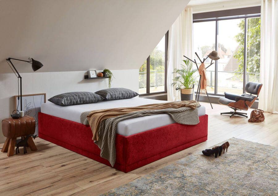 Westfalia Polsterbetten Gestoffeerd bed Texel Comforthoogte met sierkussen bedkist bij uitvoering met matras - Foto 1