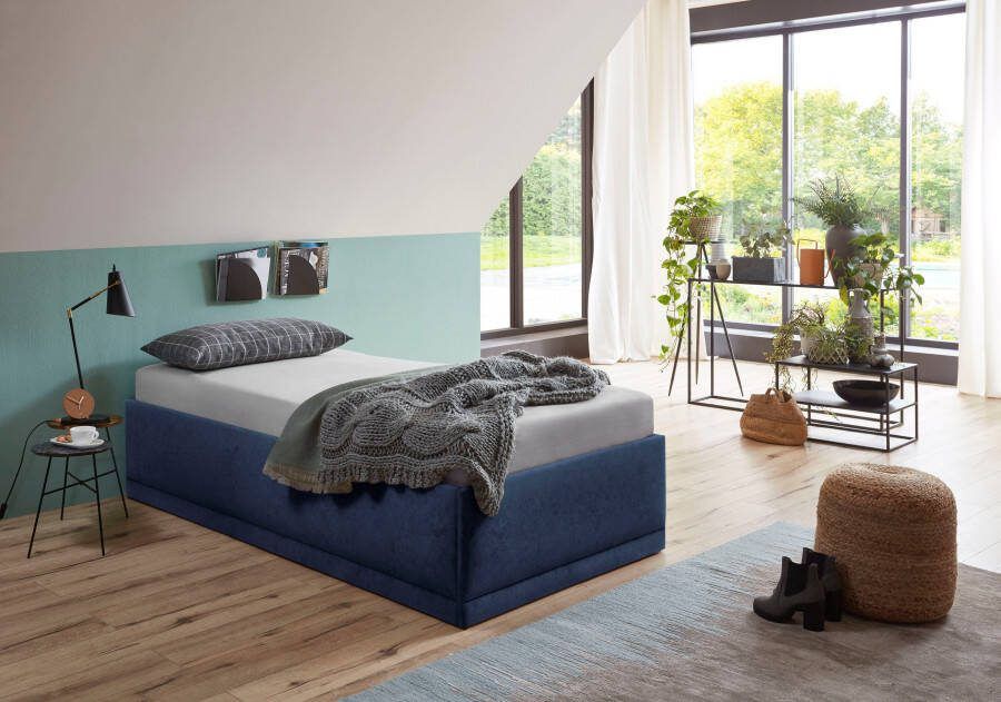 Westfalia Polsterbetten Gestoffeerd bed Texel Comforthoogte met sierkussen bedkist bij uitvoering met matras - Foto 1