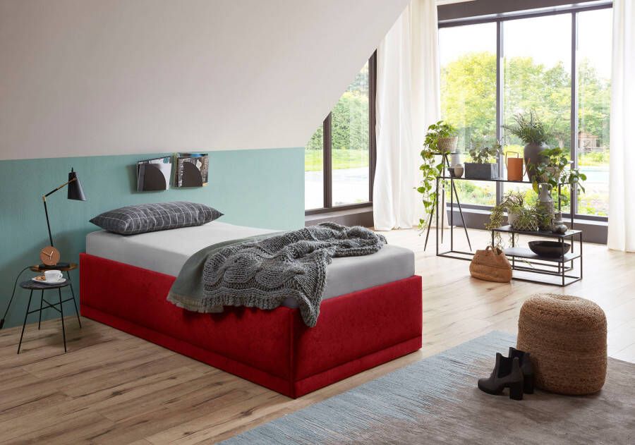 Westfalia Polsterbetten Gestoffeerd bed Texel Comforthoogte met sierkussen bedkist bij uitvoering met matras - Foto 5