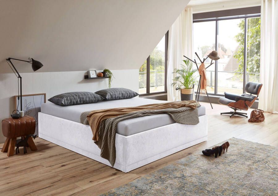 Westfalia Polsterbetten Gestoffeerd bed Texel Standaardhoogte met sierkussen bedkist bij uitvoering met matras - Foto 5