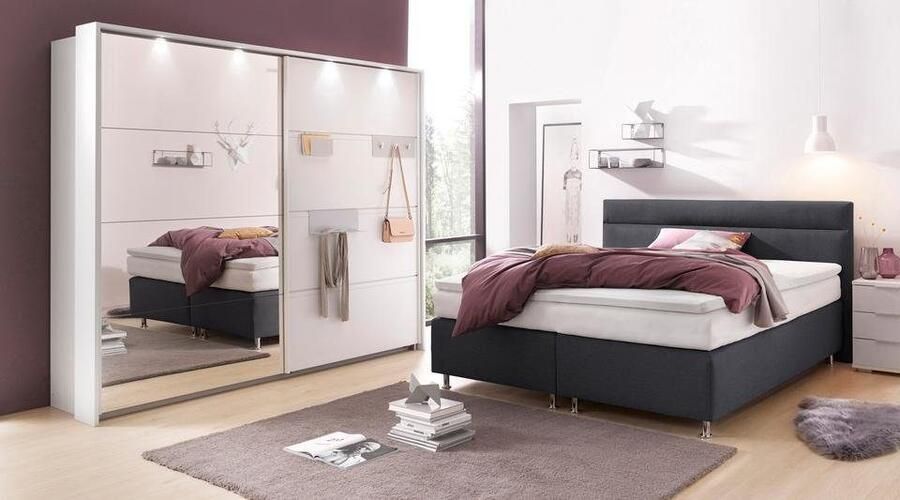 Westfalia Polsterbetten Boxspring naar keuze met ledverlichting - Foto 1