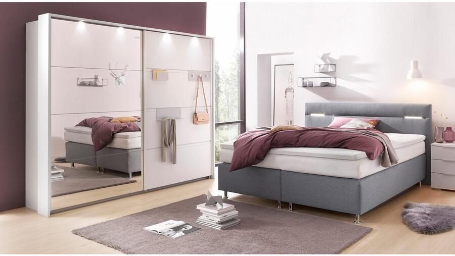 Westfalia Polsterbetten Boxspring naar keuze met ledverlichting - Foto 8