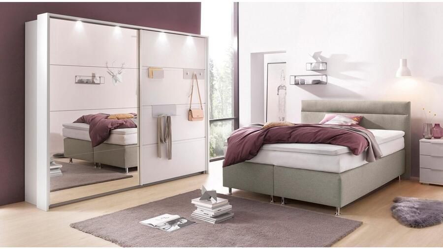 Westfalia Polsterbetten Boxspring naar keuze met ledverlichting - Foto 1