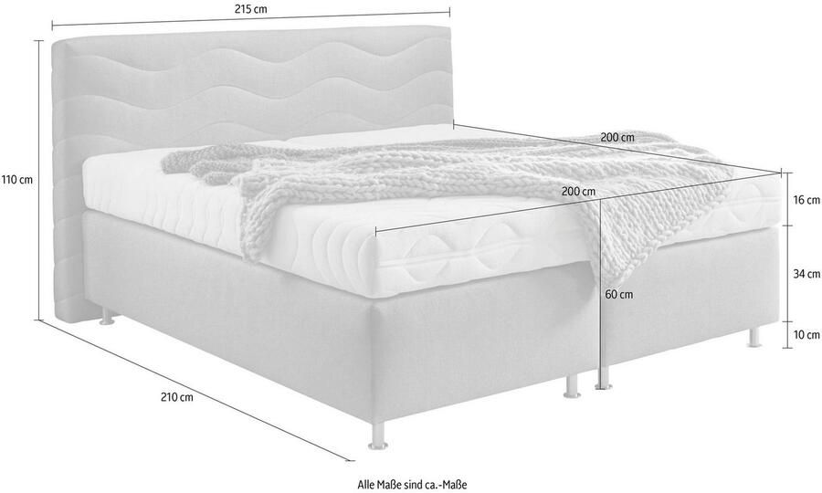Westfalia Polsterbetten Boxspring Sigma - Foto 3