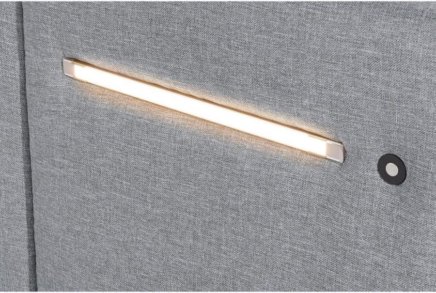 Westfalia Polsterbetten Gestoffeerd bed Elba naar keuze met ledverlichting - Foto 4