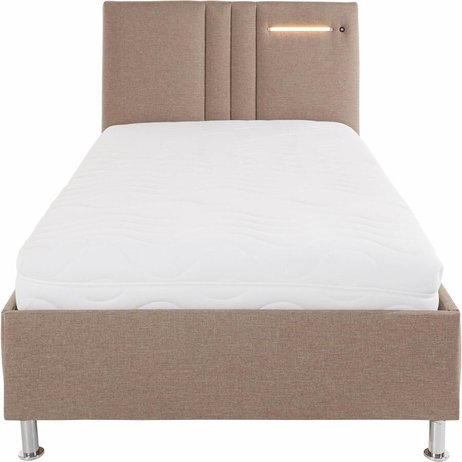 Westfalia Polsterbetten Gestoffeerd bed Elba naar keuze met ledverlichting