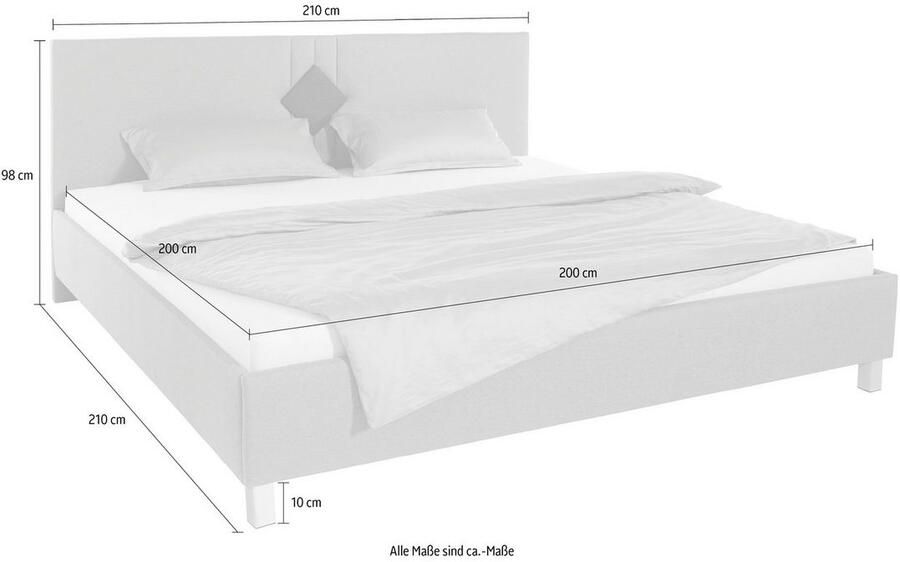 Westfalia Polsterbetten Gestoffeerd bed - Foto 2