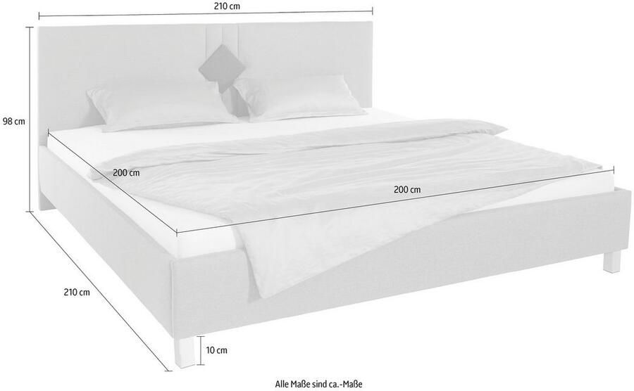 Westfalia Polsterbetten Gestoffeerd bed - Foto 2