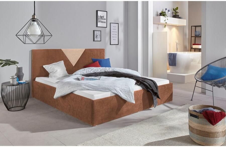 Westfalia Polsterbetten Gestoffeerd bed Malibu met bedkist bij uitvoering met matras - Foto 5