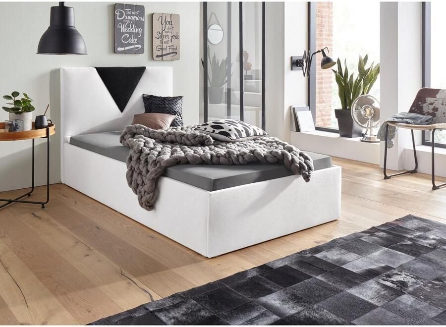 Westfalia Polsterbetten Gestoffeerd bed Malibu met bedkist bij uitvoering met matras