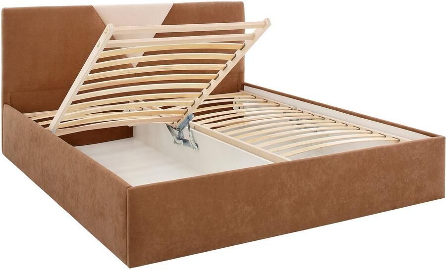 Westfalia Polsterbetten Gestoffeerd bed Malibu met bedkist bij uitvoering met matras - Foto 3