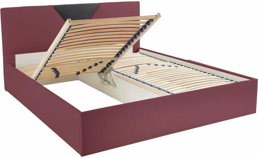 Westfalia Polsterbetten Gestoffeerd bed Malibu met bedkist bij uitvoering met matras - Foto 4