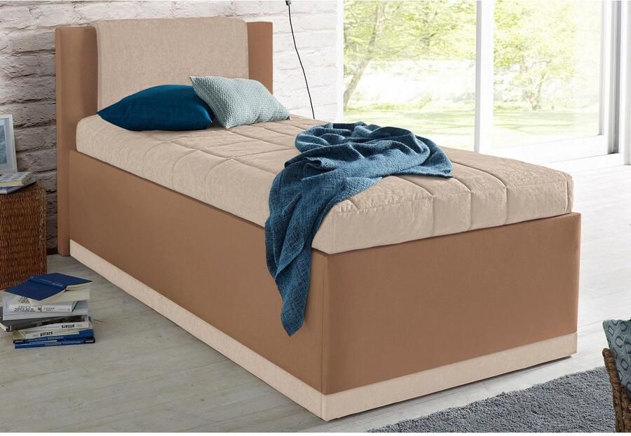 Westfalia Polsterbetten Gestoffeerd bed met bedkist en sprei - Foto 2