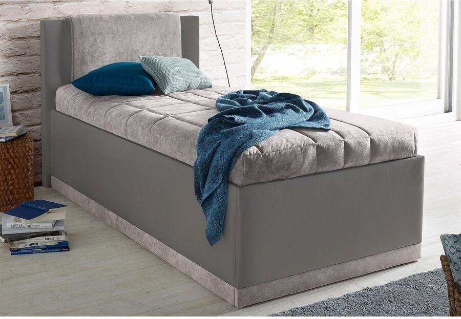 Westfalia Polsterbetten Gestoffeerd bed met bedkist en sprei - Foto 3