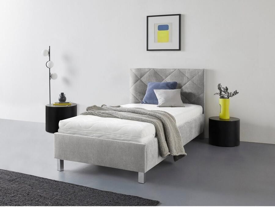 Westfalia Polsterbetten Gestoffeerd bed Padua met ruitvormig quiltwerk keuze uit 3 verschillende typen matrassen - Foto 2