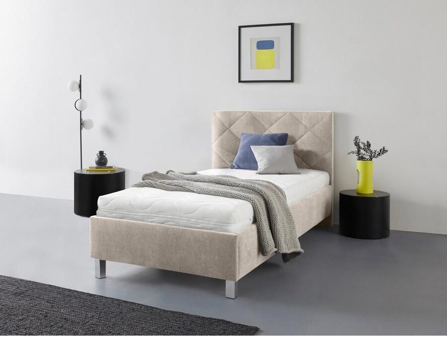 Westfalia Polsterbetten Gestoffeerd bed Padua met ruitvormig quiltwerk keuze uit 3 verschillende typen matrassen - Foto 6