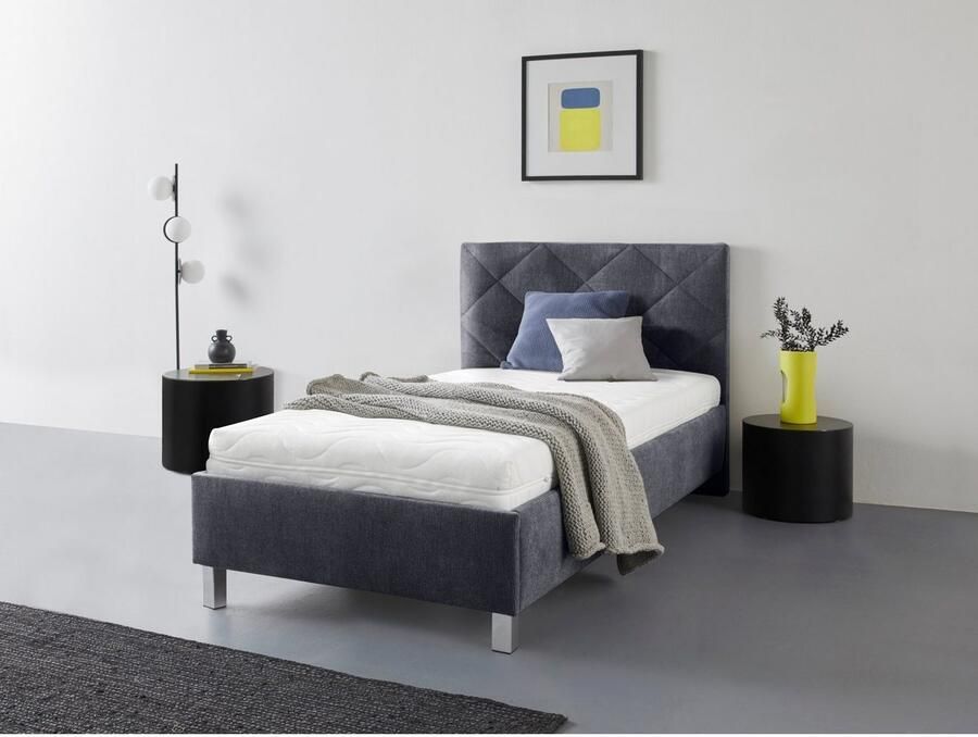 Westfalia Polsterbetten Gestoffeerd bed Padua met ruitvormig quiltwerk keuze uit 3 verschillende typen matrassen - Foto 5