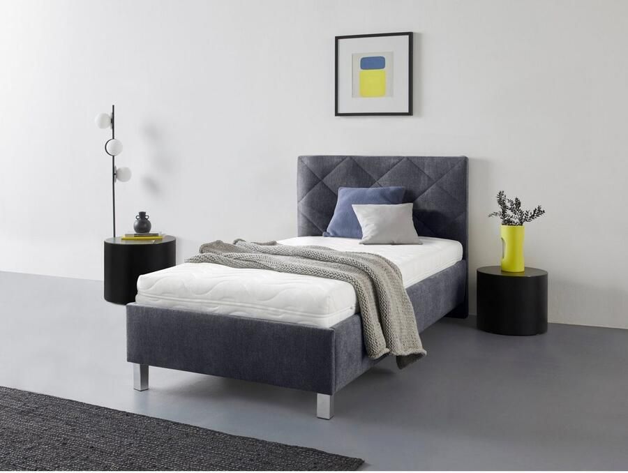 Westfalia Polsterbetten Gestoffeerd bed Padua met ruitvormig quiltwerk keuze uit 3 verschillende typen matrassen - Foto 2