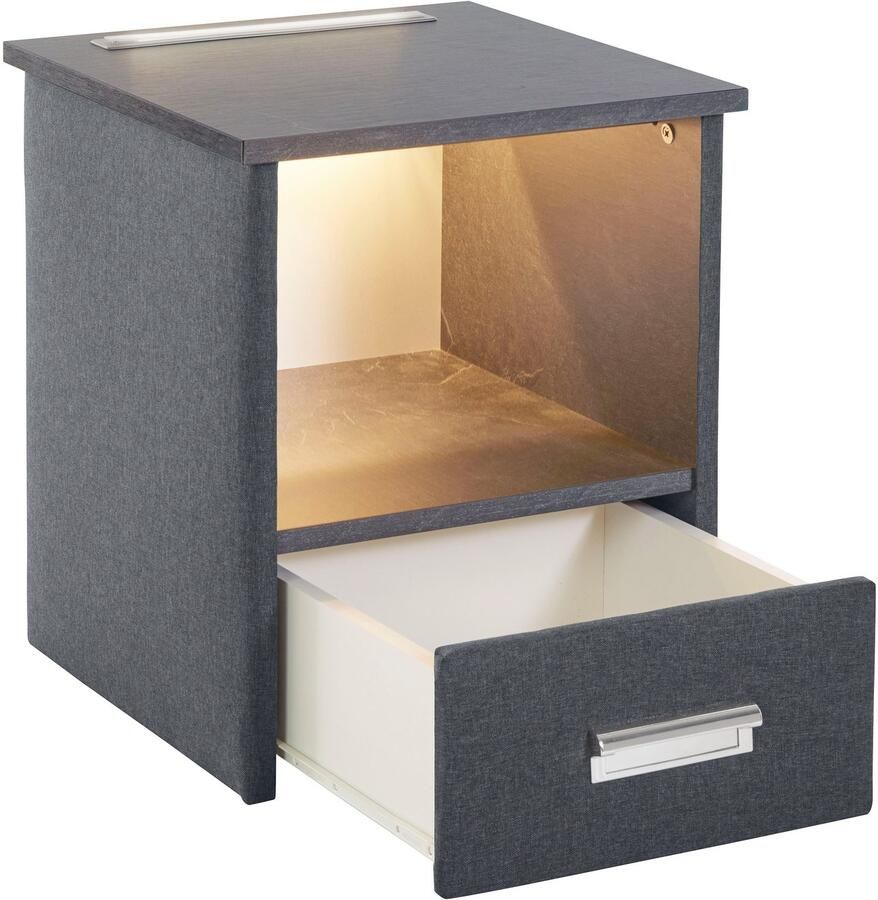 Westfalia Polsterbetten Nachtkastje BRILON naar keuze met indirecte ledverlichting