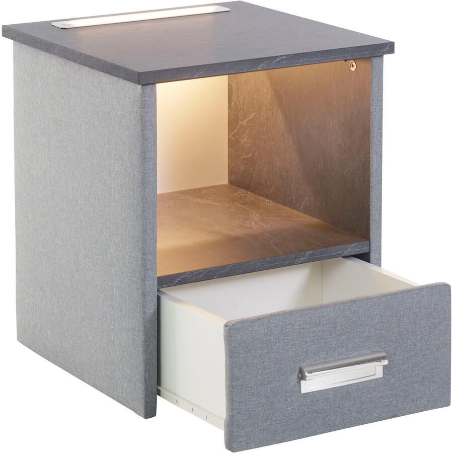 Westfalia Polsterbetten Nachtkastje BRILON naar keuze met indirecte ledverlichting