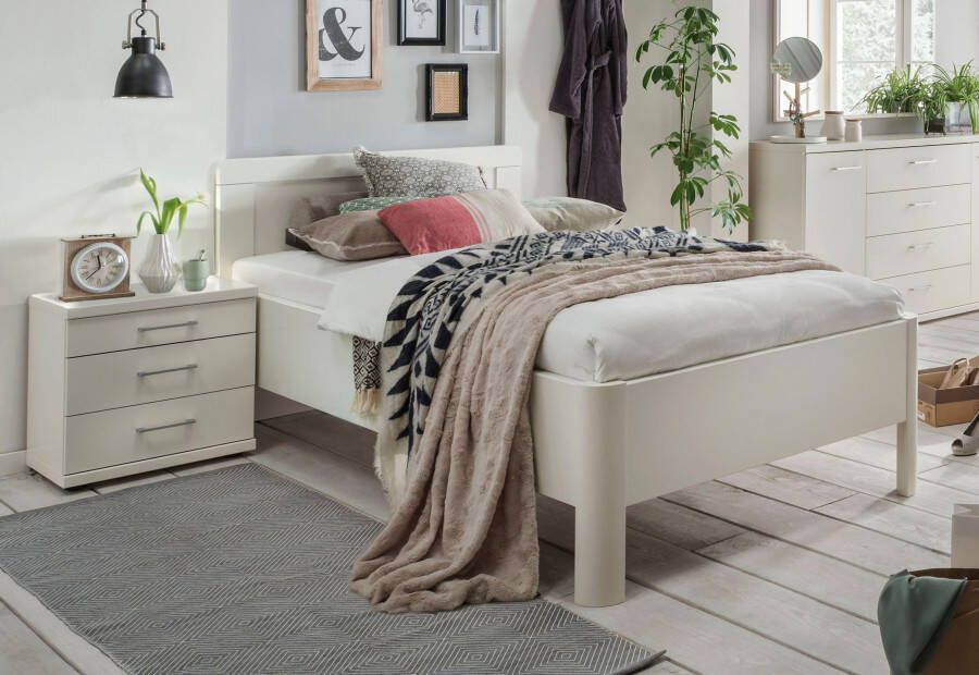 Comfort Collectie bed Bienne Rondo 100 x 200 cm alpine wit