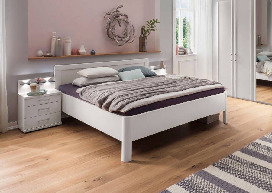 BBright Comfort Collectie Bed Bienne Rondo 180 x 200 cm alpine wit