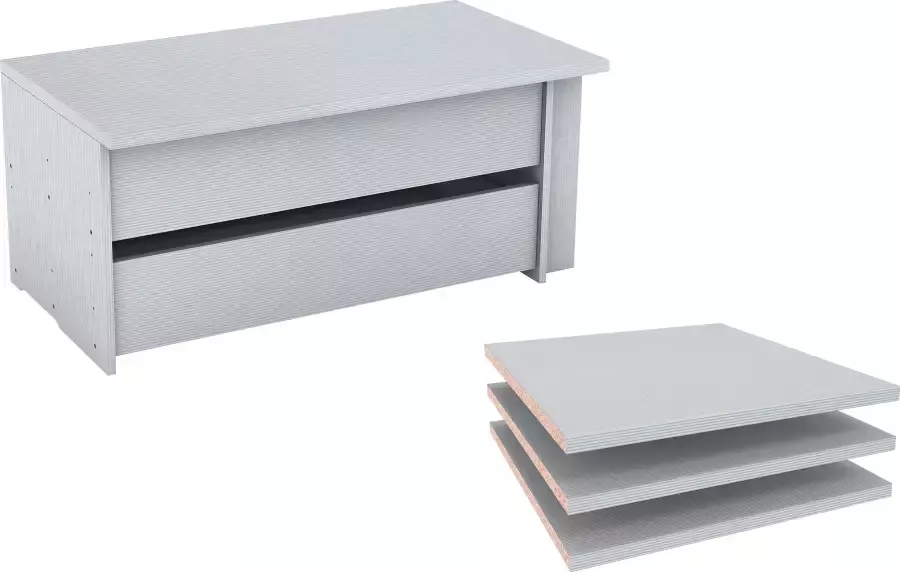 WIEMANN Indeling Lade-inzet + 3 legborden (set 4 stuks)