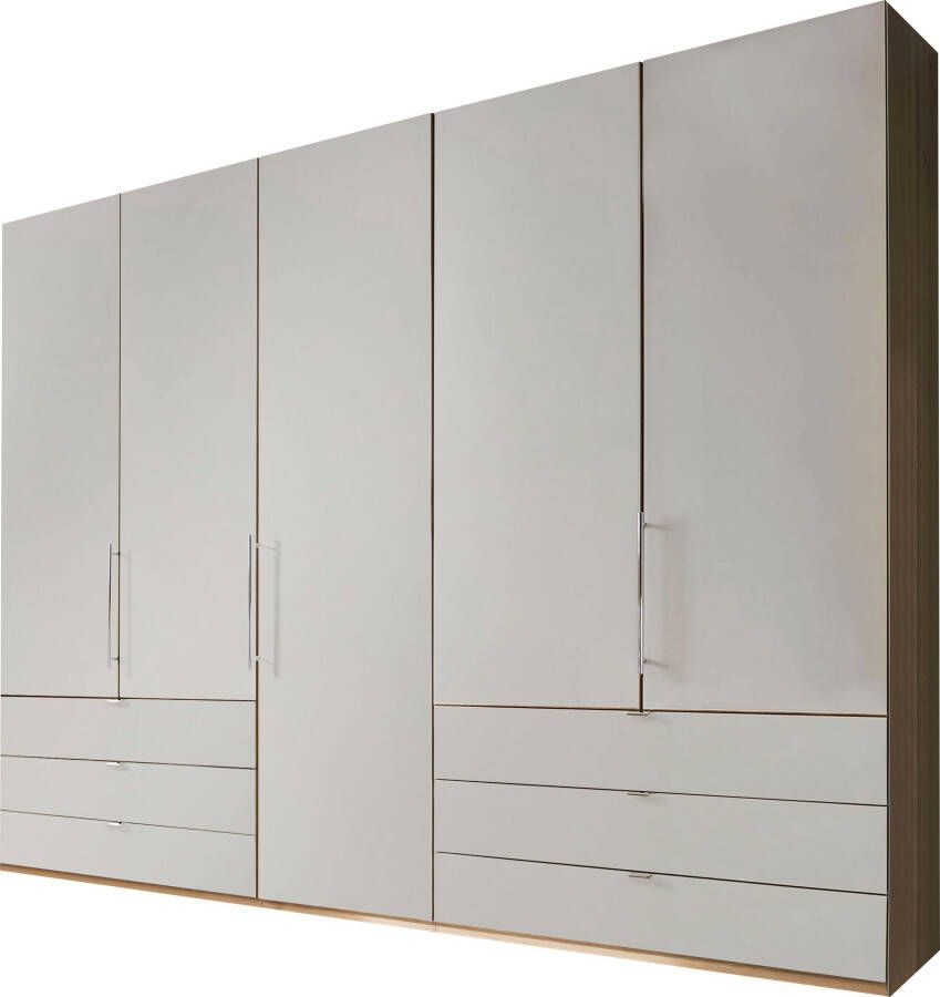 WIEMANN Vouwdeurkast Loft Kledingkast Kast Linnenkast met glazen front robuuste glazen fronten nauwelijks hoorbare deuren met panorama-opening - Foto 7