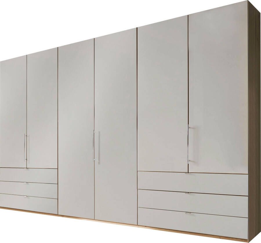 WIEMANN Vouwdeurkast Loft Kledingkast Kast Linnenkast met glazen front robuuste glazen fronten nauwelijks hoorbare deuren met panorama-opening - Foto 7