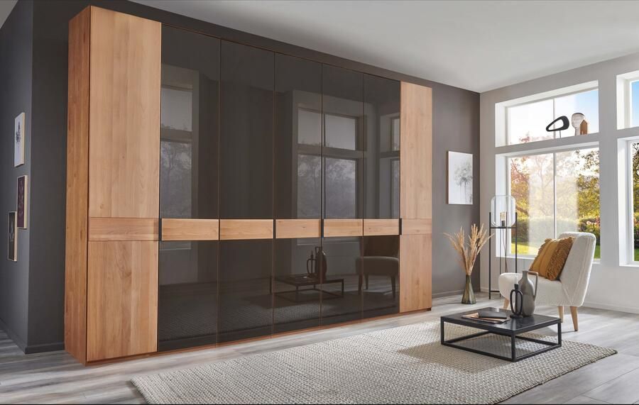 WIEMANN Draaideurkast Cardiff massief houten deuren in combinatie met glazen of spiegeldeuren - Foto 9