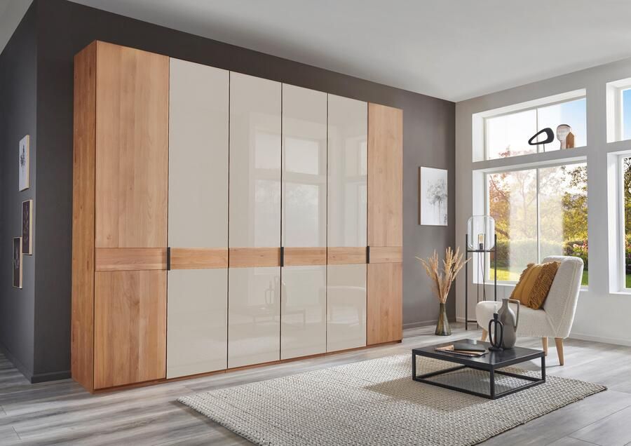 WIEMANN Draaideurkast Cardiff massief houten deuren in combinatie met glazen of spiegeldeuren - Foto 9