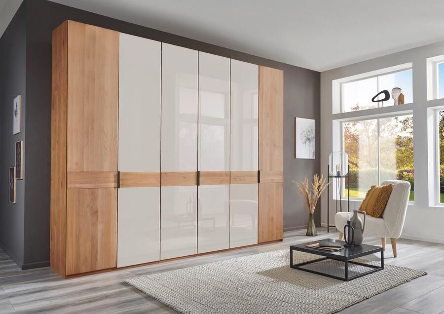 WIEMANN Draaideurkast Cardiff massief houten deuren in combinatie met glazen of spiegeldeuren - Foto 9