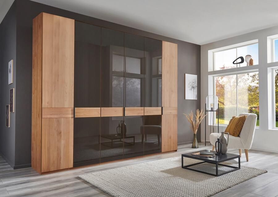 WIEMANN Draaideurkast Cardiff massief houten deuren in combinatie met glazen of spiegeldeuren - Foto 9