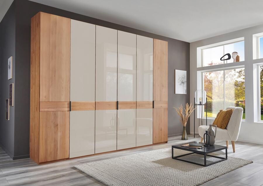 WIEMANN Draaideurkast Cardiff massief houten deuren in combinatie met glazen of spiegeldeuren - Foto 9