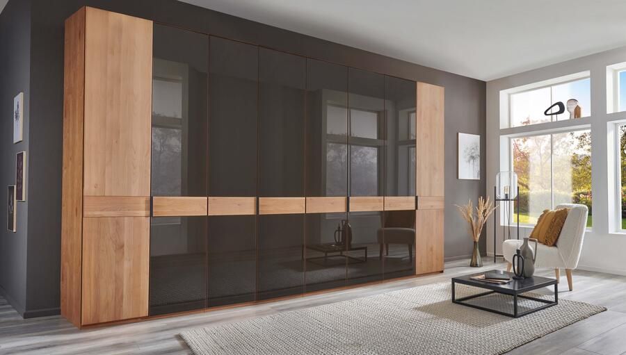 WIEMANN Draaideurkast Cardiff massief houten deuren in combinatie met glazen of spiegeldeuren - Foto 9