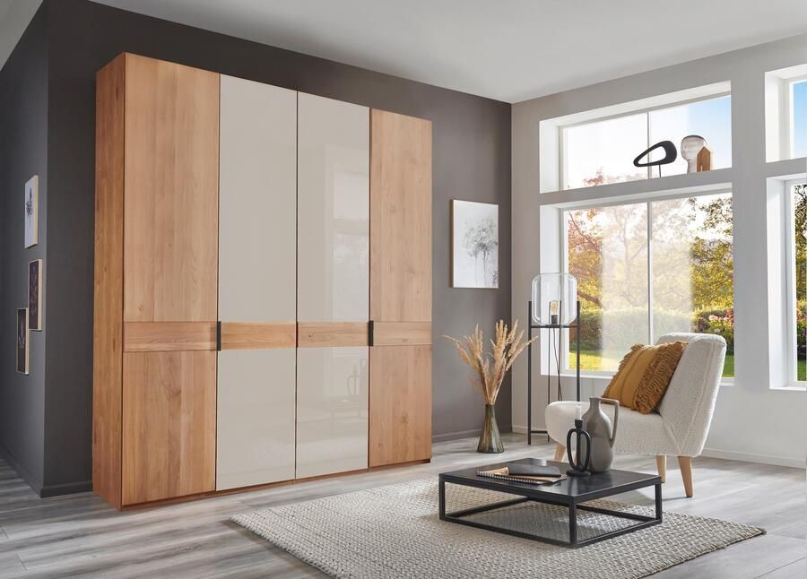 WIEMANN Draaideurkast Cardiff massief houten deuren in combinatie met glazen of spiegeldeuren - Foto 9