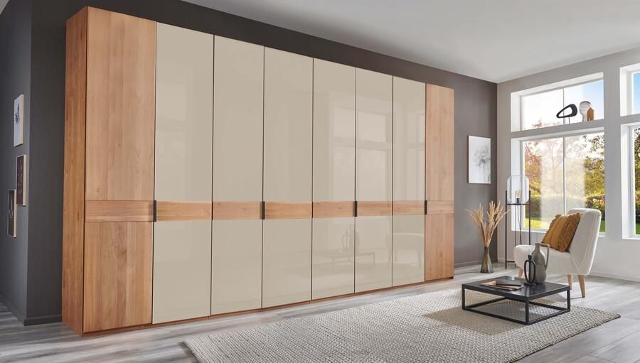 WIEMANN Draaideurkast Cardiff massief houten deuren in combinatie met glazen of spiegeldeuren - Foto 9