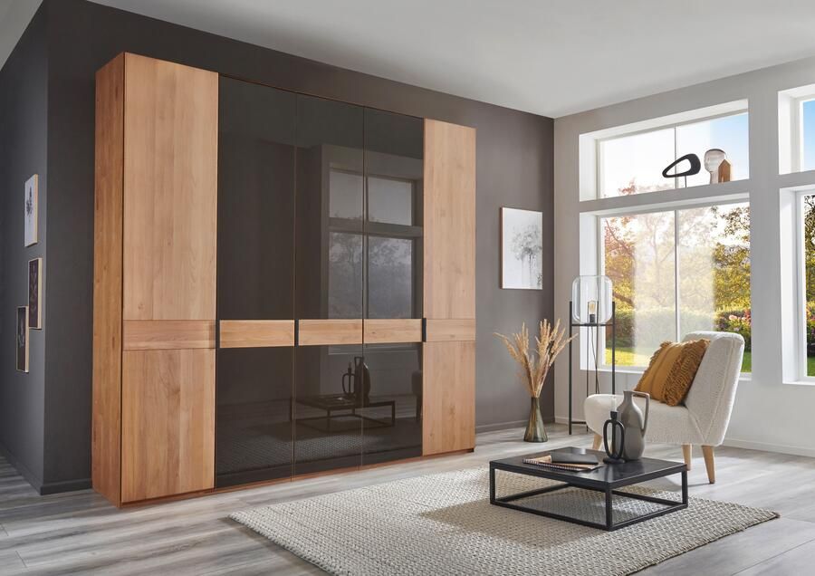 WIEMANN Draaideurkast Cardiff massief houten deuren in combinatie met glazen of spiegeldeuren - Foto 9