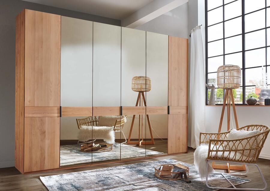 WIEMANN Draaideurkast Cardiff massief houten deuren in combinatie met glazen of spiegeldeuren - Foto 9