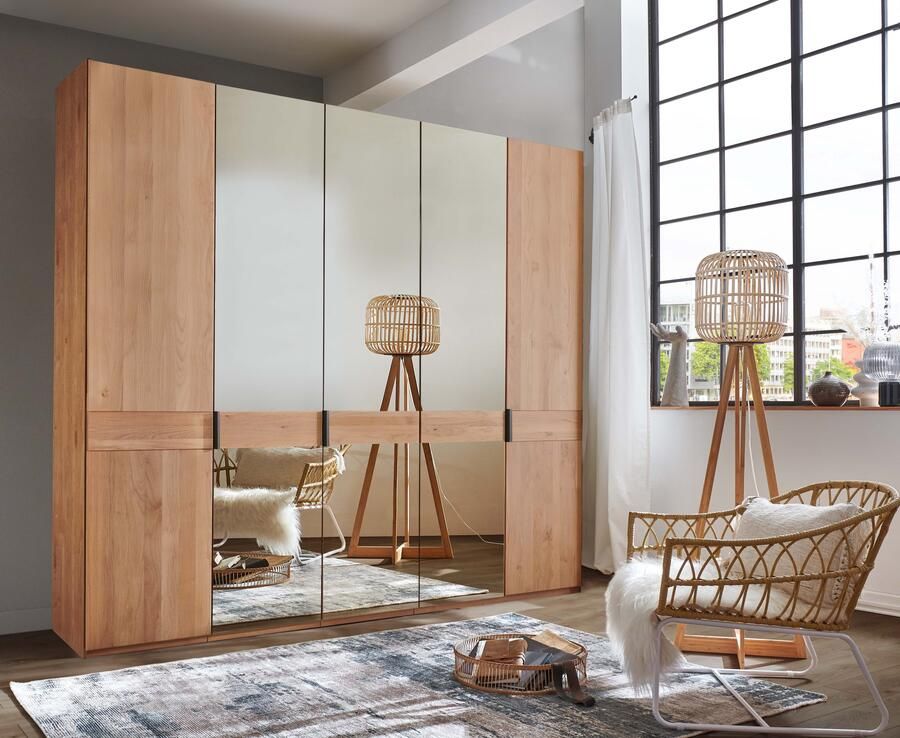 WIEMANN Draaideurkast Cardiff massief houten deuren in combinatie met glazen of spiegeldeuren - Foto 9