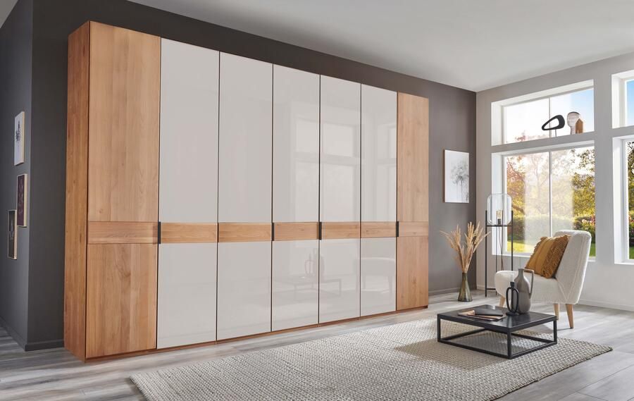 WIEMANN Draaideurkast Cardiff massief houten deuren in combinatie met glazen of spiegeldeuren - Foto 9