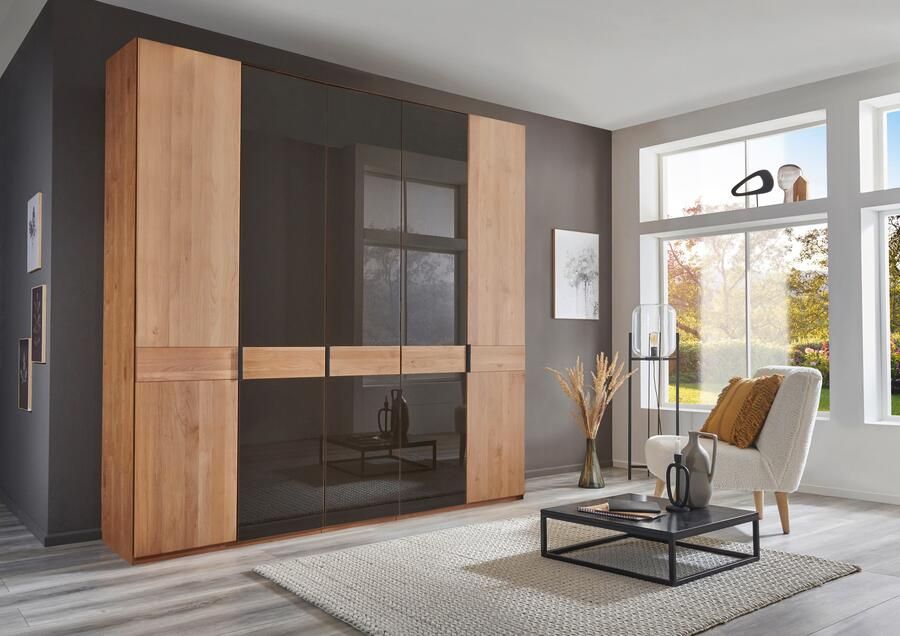 WIEMANN Draaideurkast Cardiff massief houten deuren in combinatie met glazen of spiegeldeuren - Foto 9