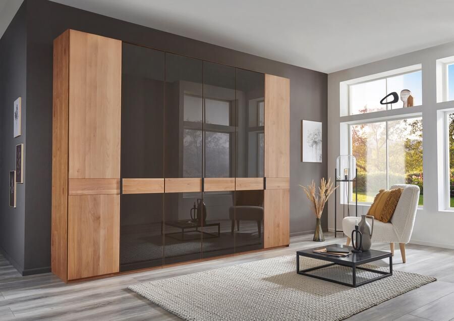 WIEMANN Draaideurkast Cardiff massief houten deuren in combinatie met glazen of spiegeldeuren - Foto 9