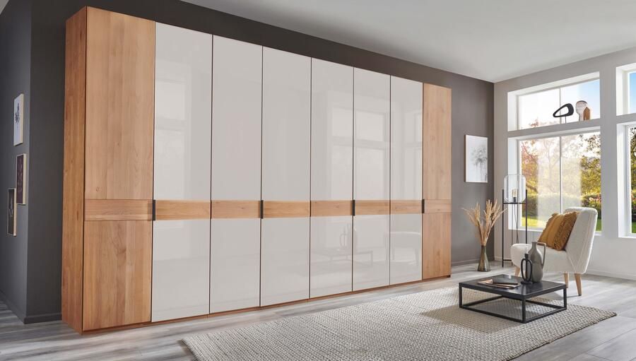 WIEMANN Draaideurkast Cardiff massief houten deuren in combinatie met glazen of spiegeldeuren - Foto 9