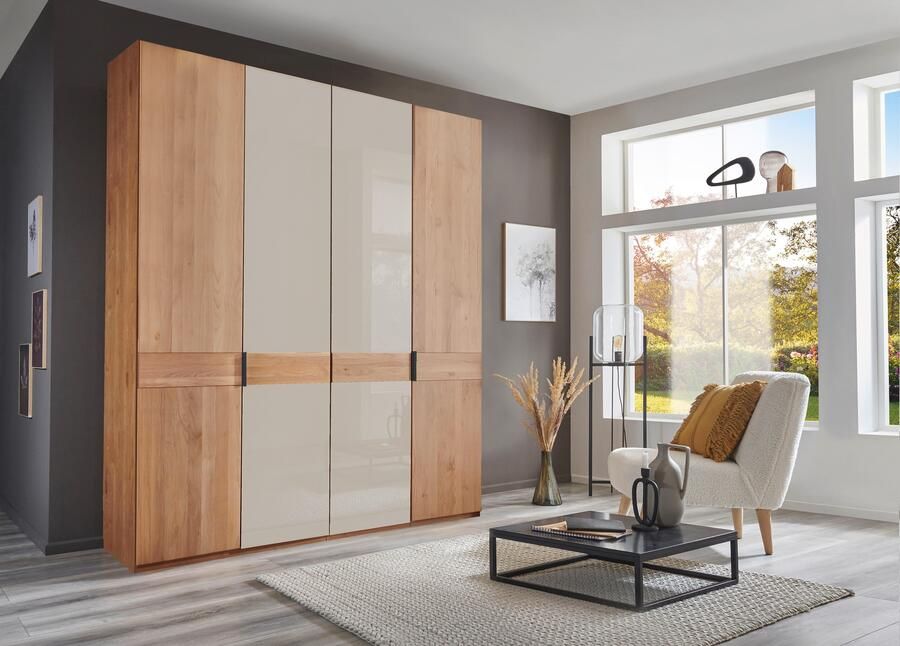 WIEMANN Draaideurkast Cardiff massief houten deuren in combinatie met glazen of spiegeldeuren - Foto 9