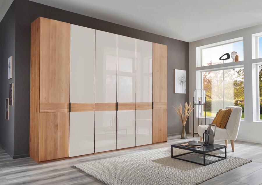 WIEMANN Draaideurkast Cardiff massief houten deuren in combinatie met glazen of spiegeldeuren - Foto 9