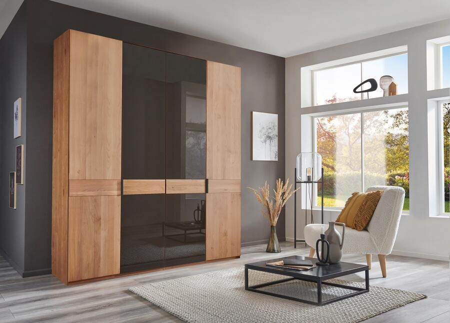 WIEMANN Draaideurkast Cardiff massief houten deuren in combinatie met glazen of spiegeldeuren - Foto 9