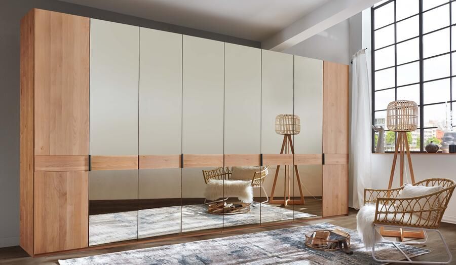 WIEMANN Draaideurkast Cardiff massief houten deuren in combinatie met glazen of spiegeldeuren - Foto 9