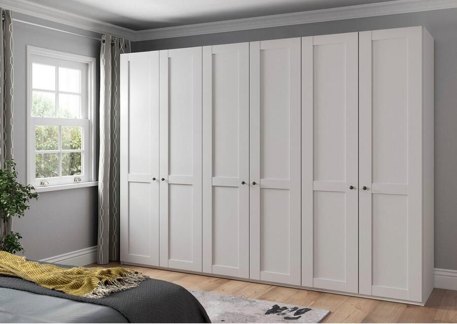 WIEMANN Draaideurkast Göteborg Kledingkast Kast Linnenkast incl. deurdemping duurzame kwaliteit veel opbergruimte - Foto 6
